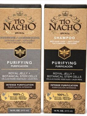Tio Nacho Purifying Shampoo & Conditioner Set 14oz Anti Hair Loss Royal Jelly